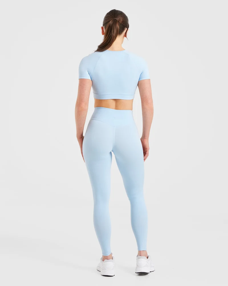 Staple Crop Top - Pastel Bleu