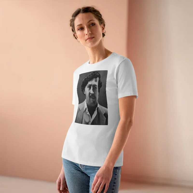 Don Pablo Escobar Painting Colombian Gentleman Women's Premium Tee