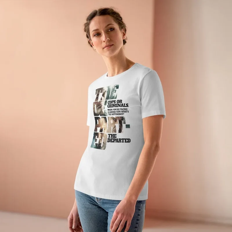 Mobster Movie Directed by Martin Scorsese Women's Premium Tee
