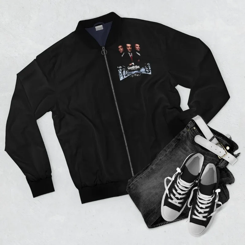 Classic Mobster Movie Goodfellas Bomber Jacket