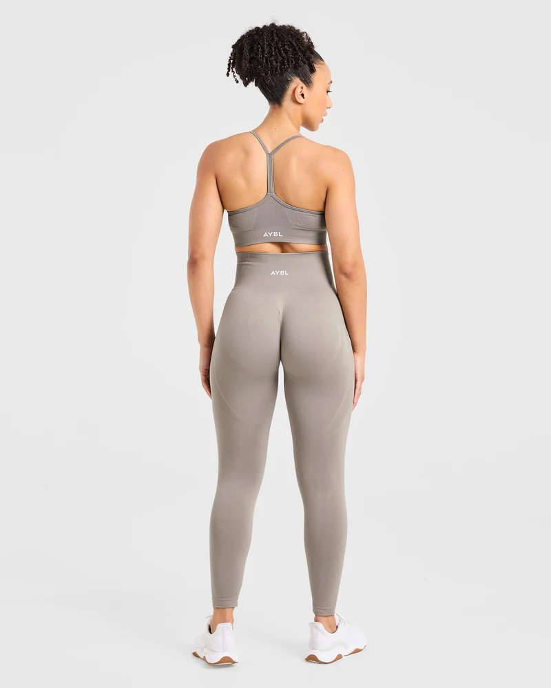 Empower Seamless Sports Bra - Taupe