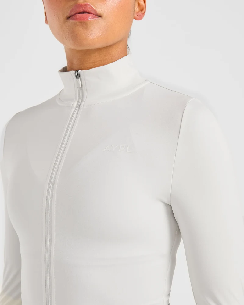 Sculpt Zip Jacket - Marshmallow