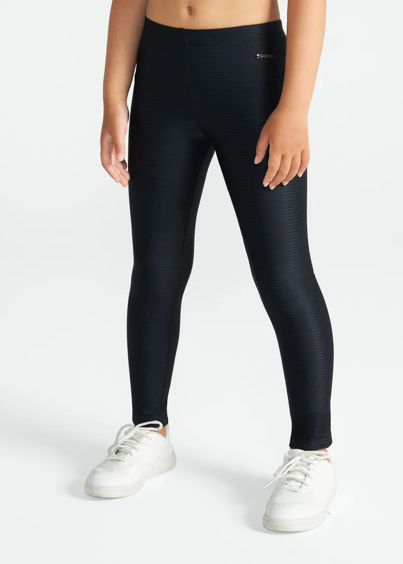 Calça Legging Infantil Menina Textura