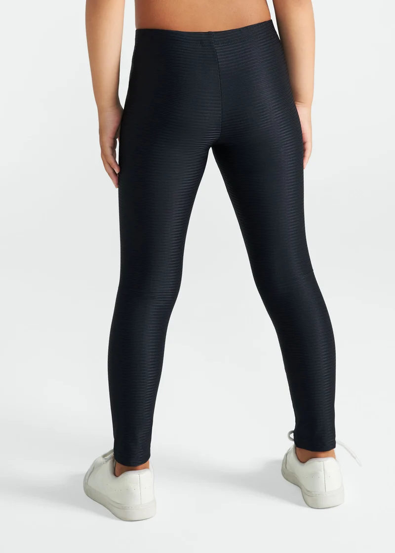 Calça Legging Infantil Menina Textura