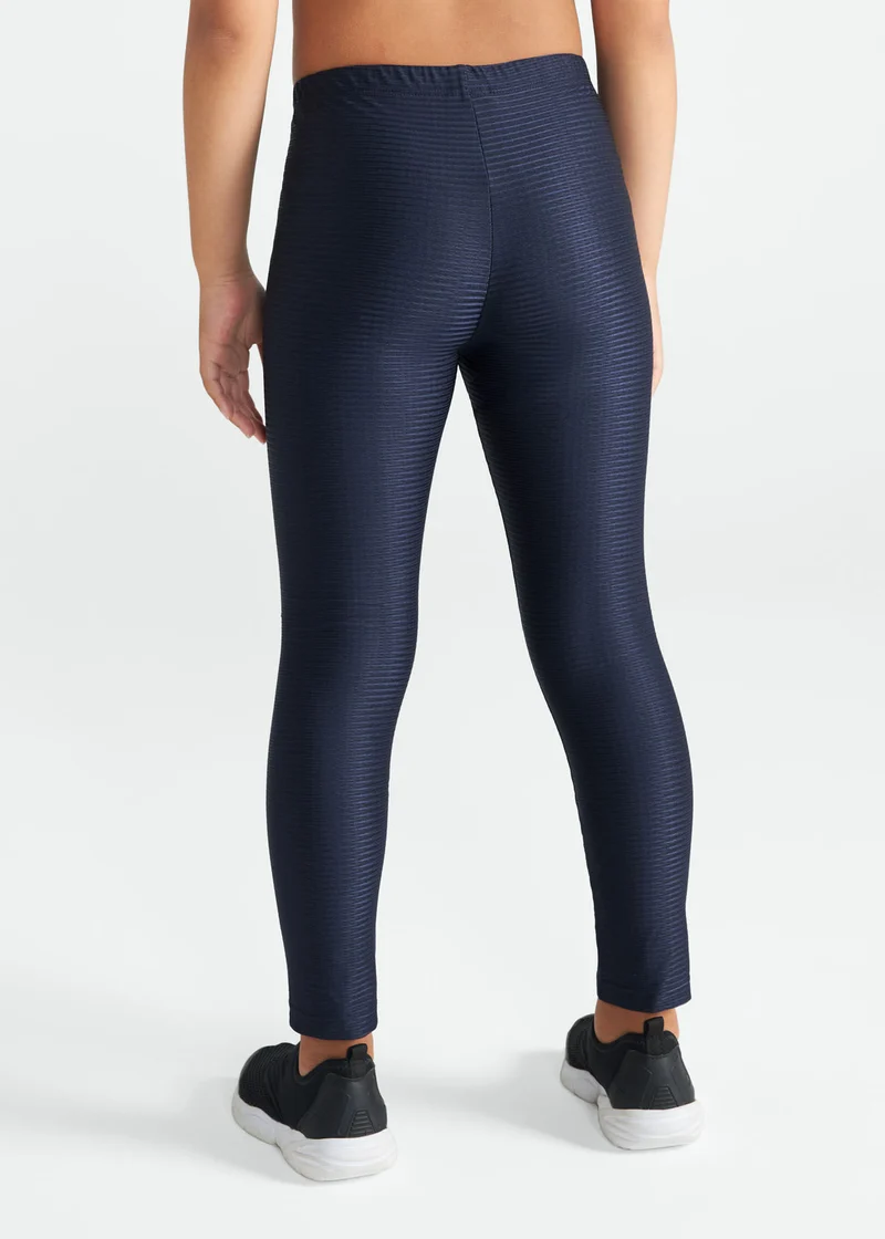 Calça Legging Infantil Menina Textura