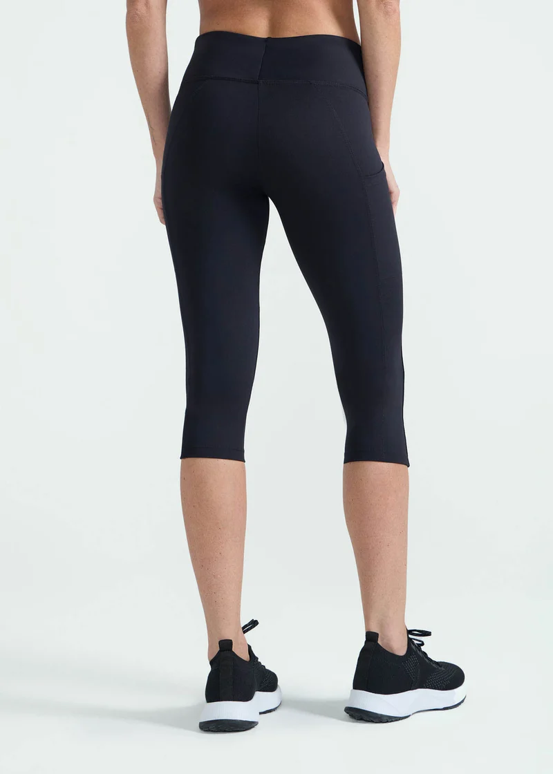 Calça Legging Mulher 3/4 Bolsos