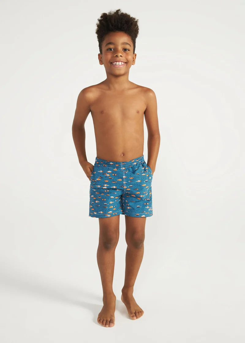 Calção Infantil Homem Curto Beach
