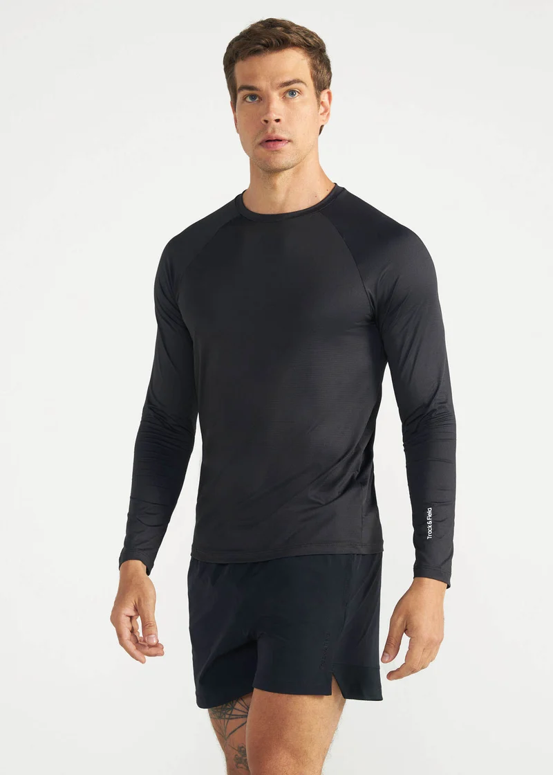T-Shirt Homem Manga Longa Uv Mesh