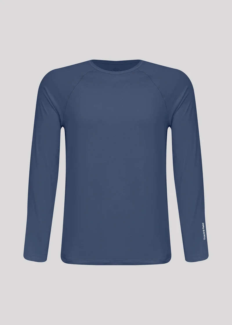 T-Shirt Homem Manga Longa Uv Mesh