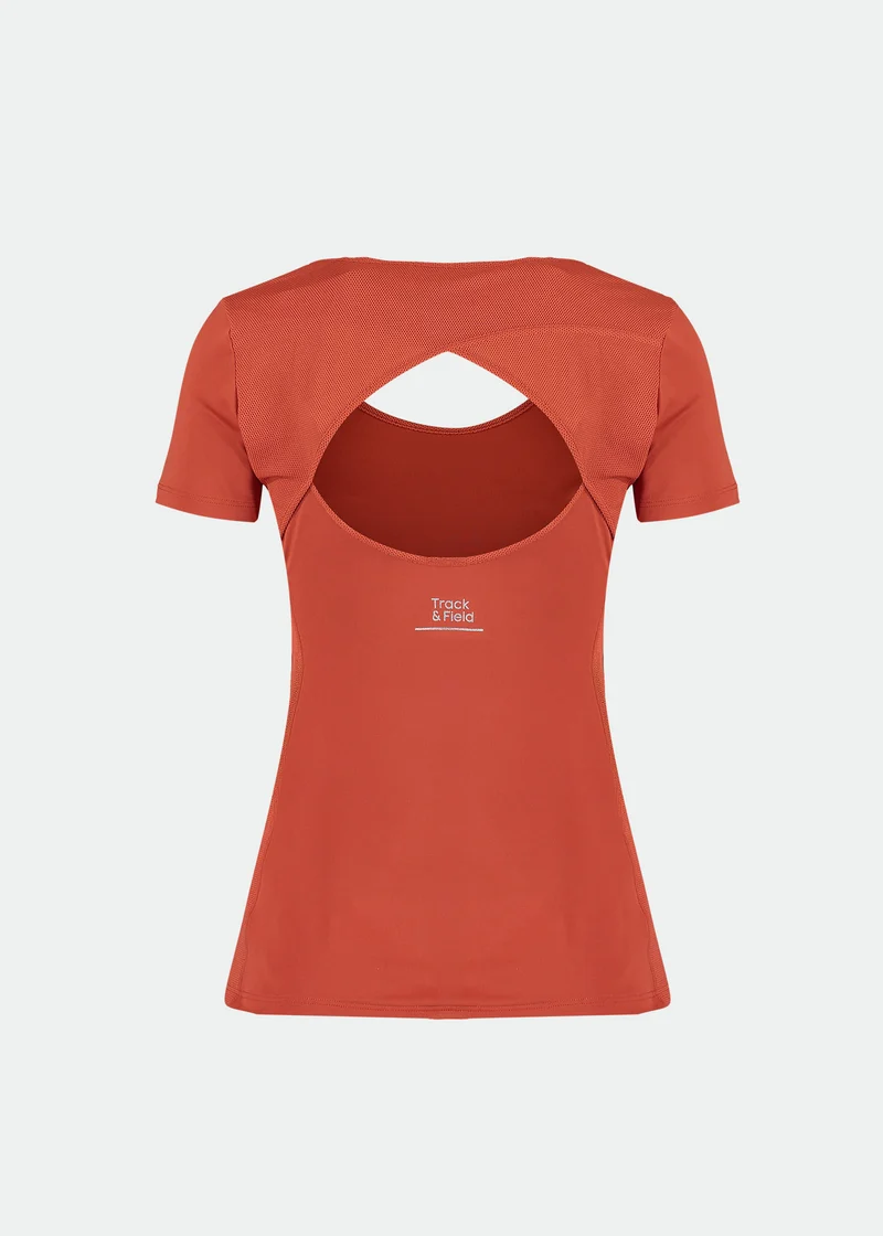 T-Shirt Mulher Manga Curta Transpasse