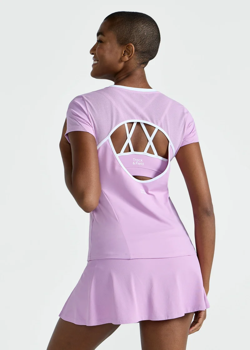 T-Shirt Mulher Manga Curta Active