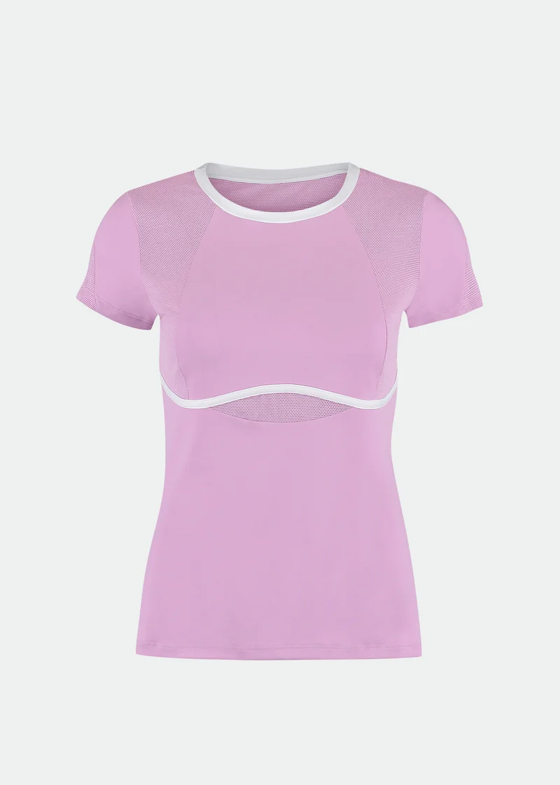T-Shirt Mulher Manga Curta Active