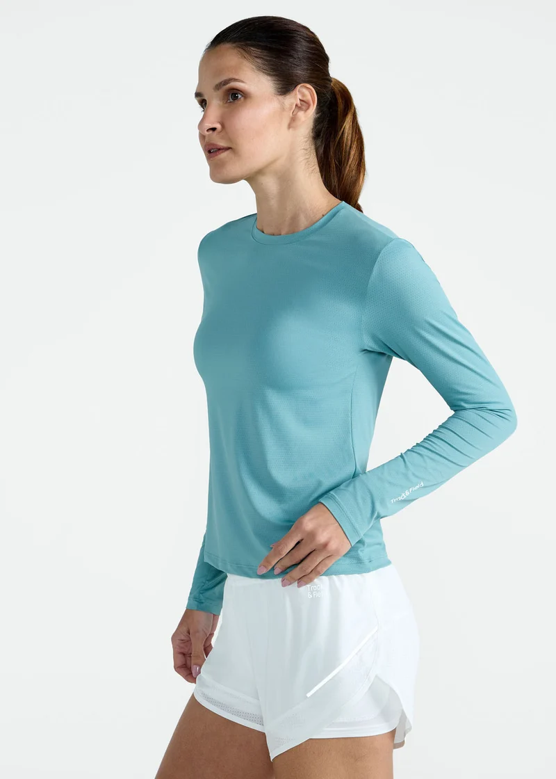 T-Shirt Mulher Manga Longa Uv Mesh
