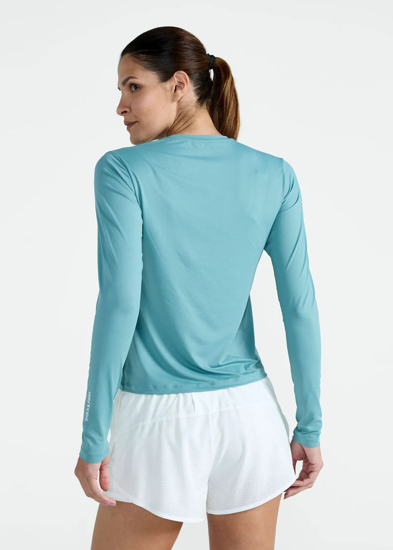 T-Shirt Mulher Manga Longa Uv Mesh