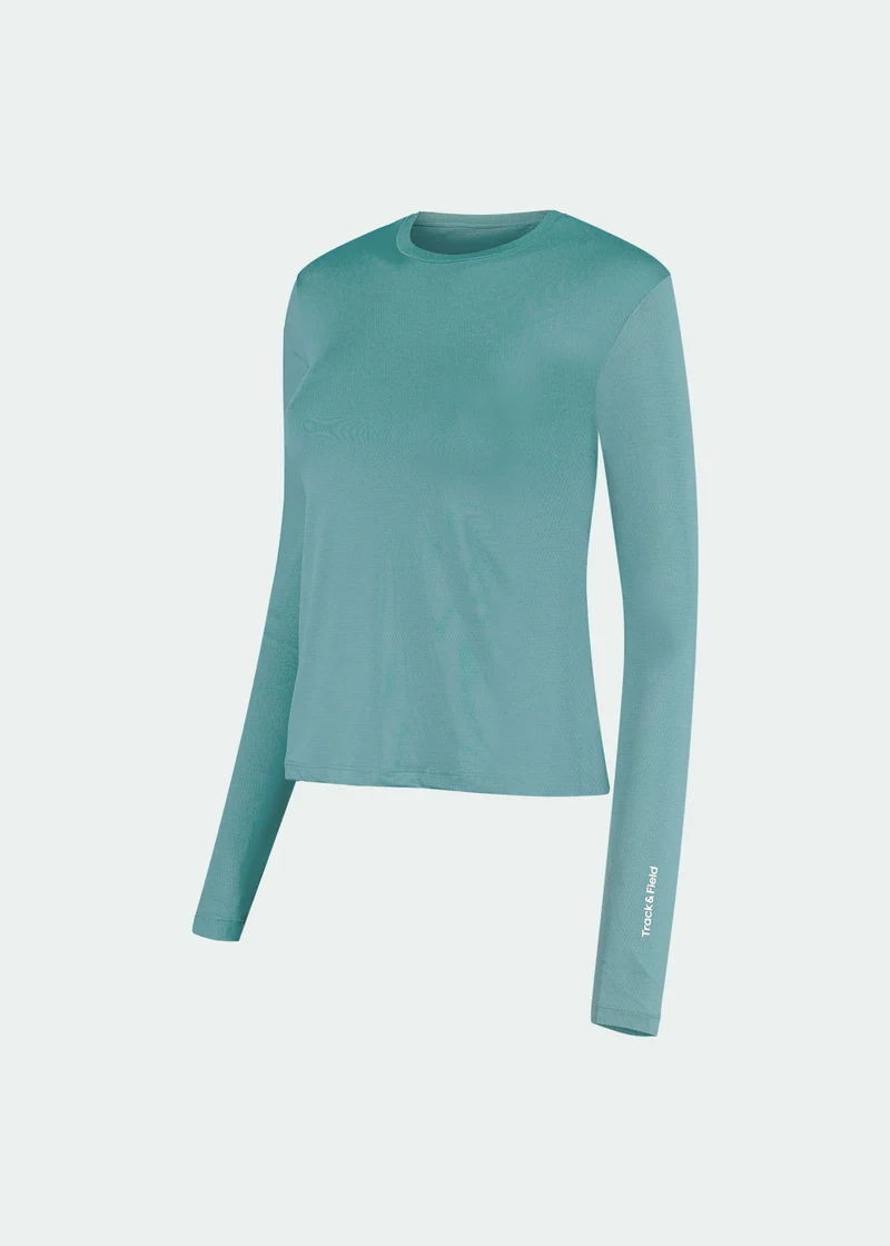 T-Shirt Mulher Manga Longa Uv Mesh