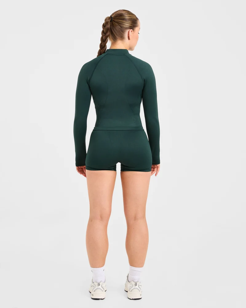 Balance V3 Seamless Zip Jacket - Dark Vert