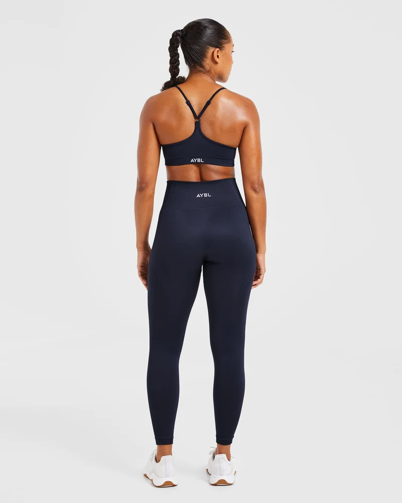 Balance V3 Seamless Strappy Sports Bra - Navy