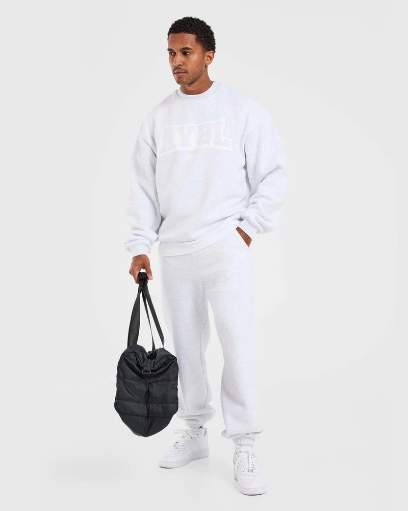 Academy Oversized Joggers - Gris Marl