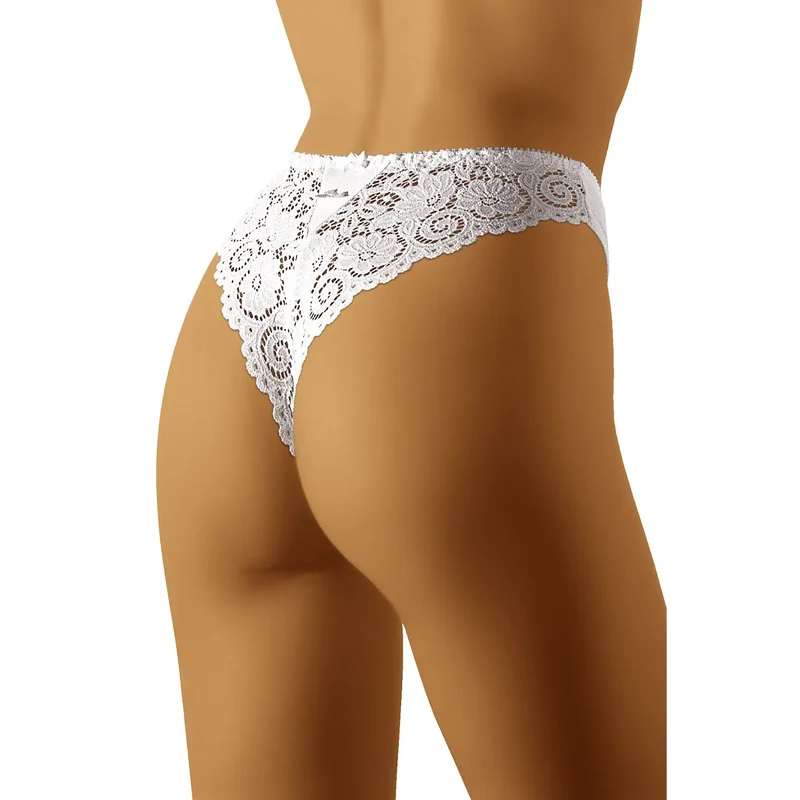 Culotte sexy en dentelle blanche romantique Taille basse confortable lingerie féminine élégante pour quotidien ou occasion spéciale