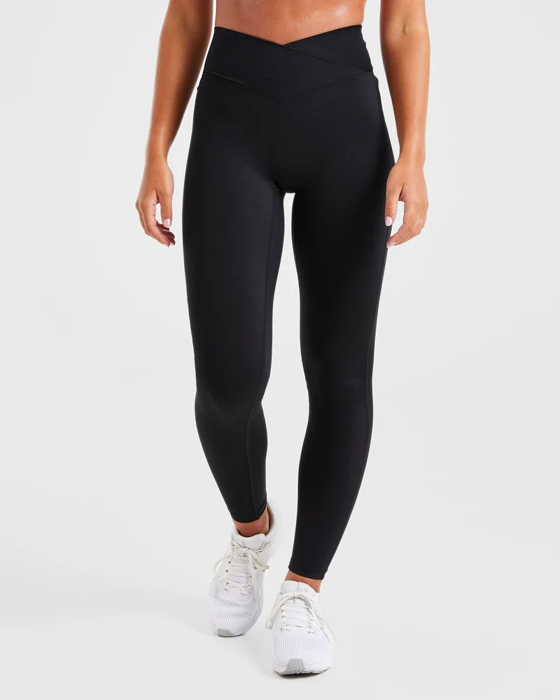 Sculpt Wrap Leggings - Noir