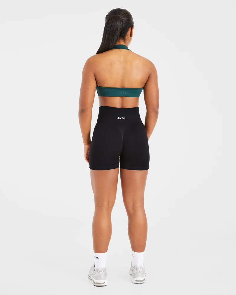 Essential Halterneck Sports Bra - Deep Vert