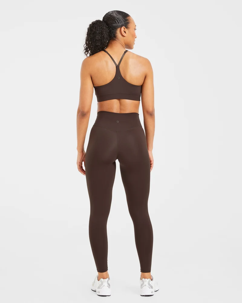 Staple Sports Bra - Coffee Brun