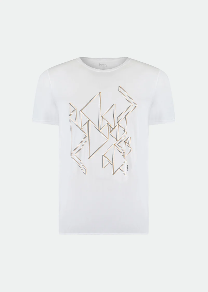 T-Shirt Homem Manga Curta Thermodry Triangles