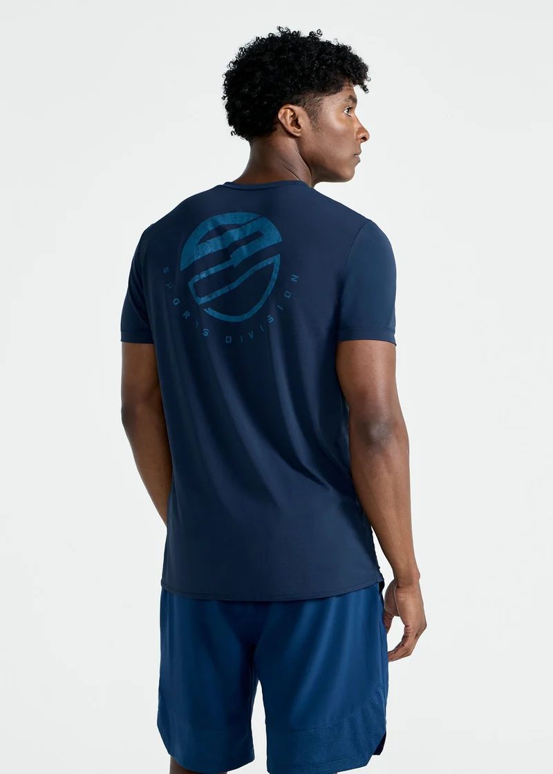 T-Shirt Homem Manga Curta Thermodry Brasão