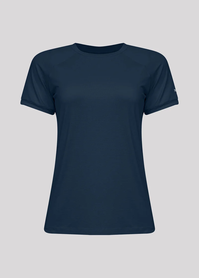 T-shirt Mulher Manga Curta Uv Mesh