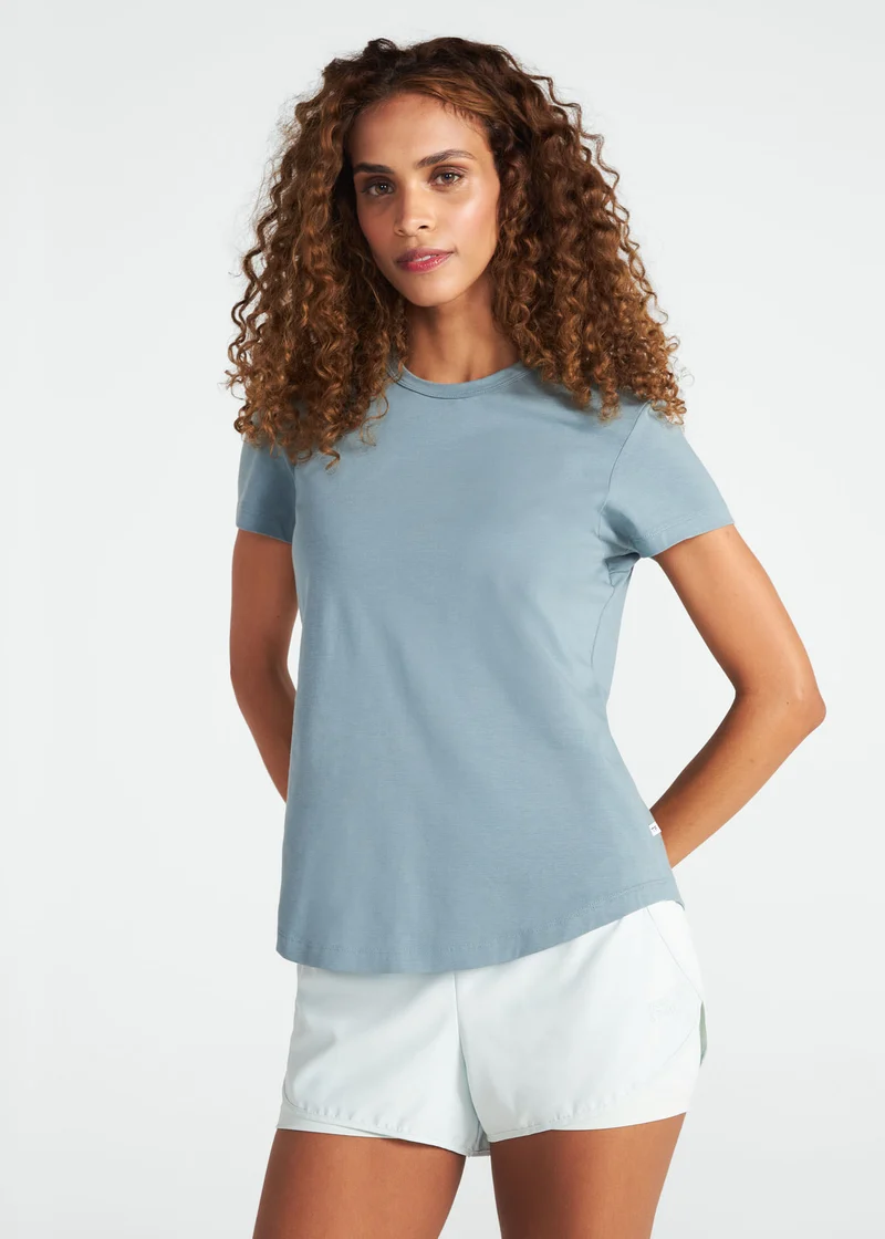 T-Shirt Mulher Manga Curta Perfect t