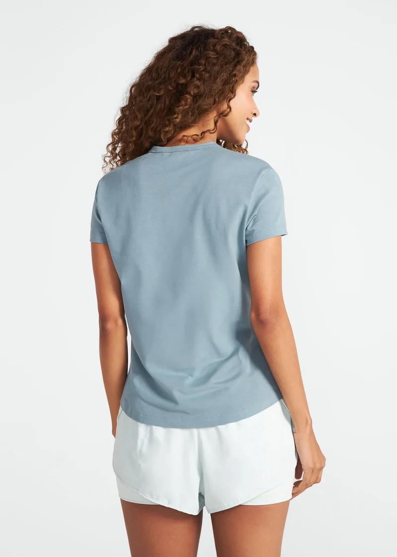 T-Shirt Mulher Manga Curta Perfect t