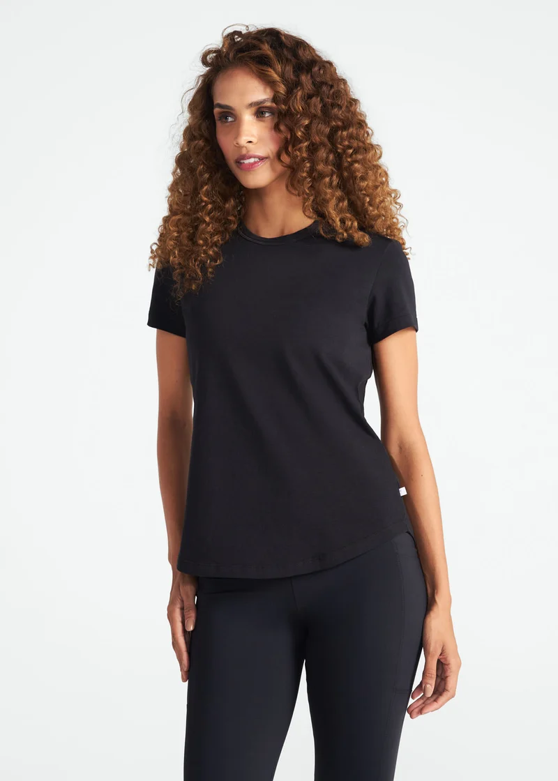 T-Shirt Mulher Manga Curta Perfect t