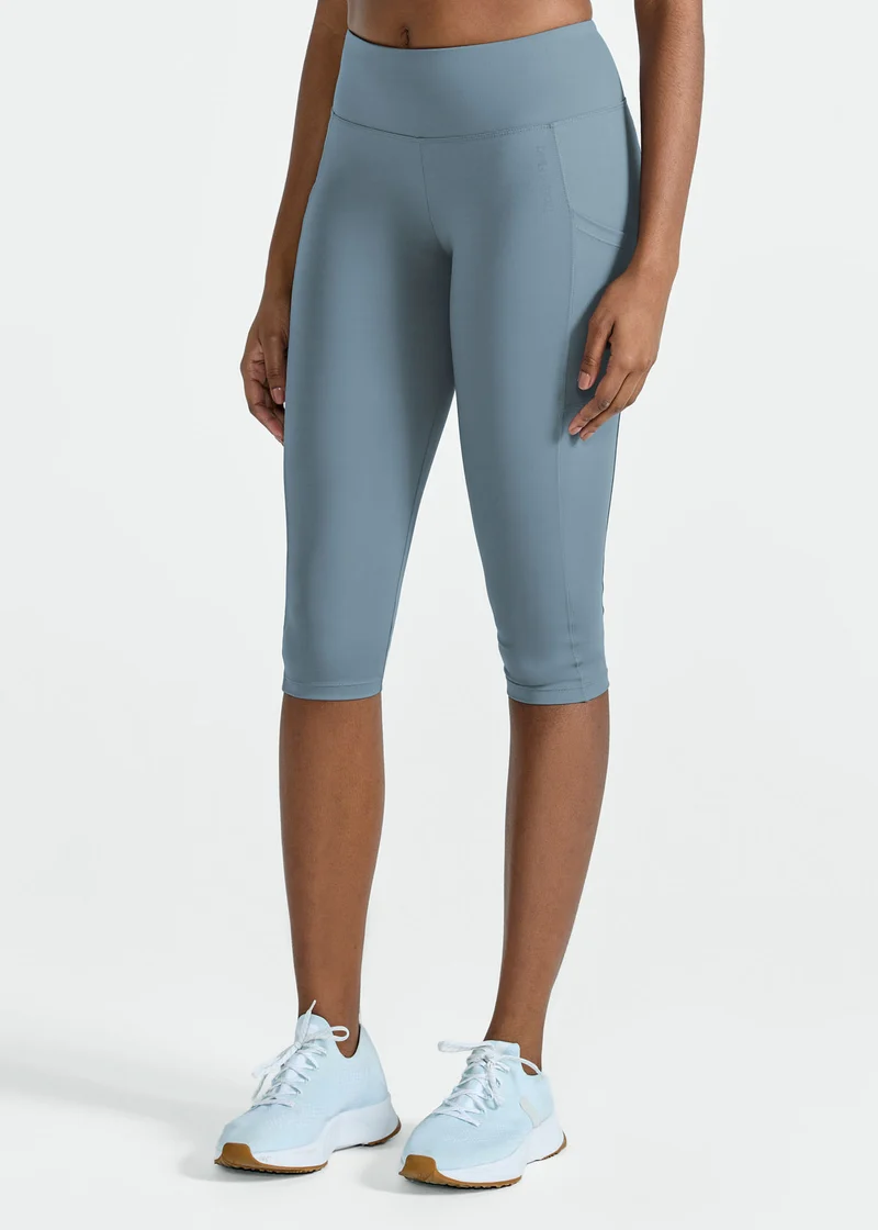 Calça Legging Mulher 3/4 Bolsos