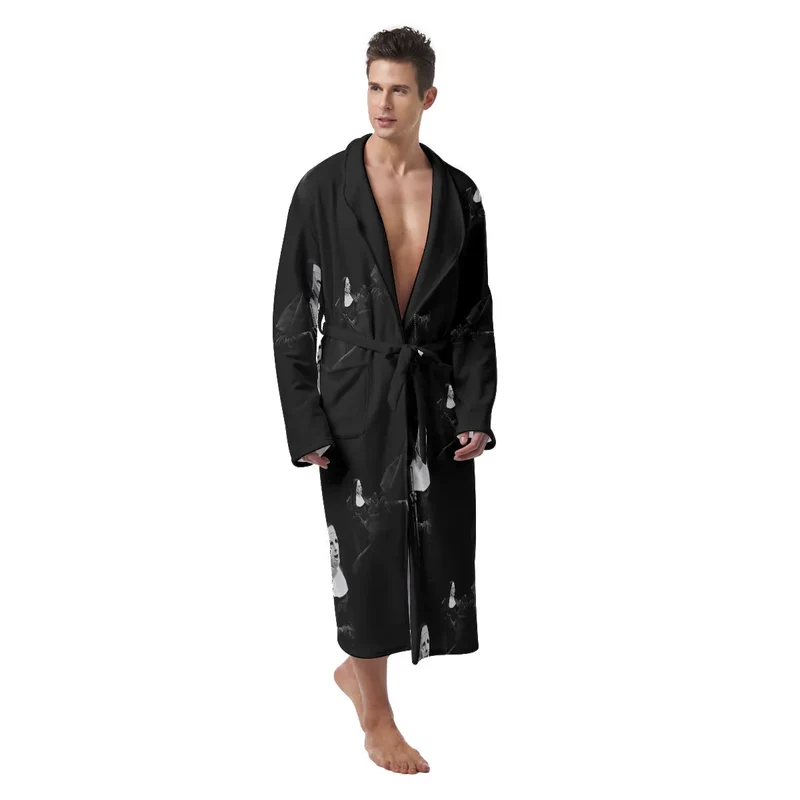 Boston Mobster Massachusetts Gangsters Art Heavy Fleece Robe
