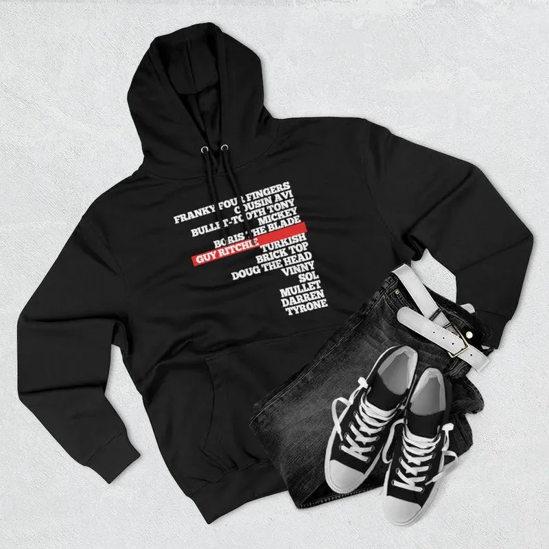 Film Snatch Directed by Guy Ritchie characters Pullover Hoodie