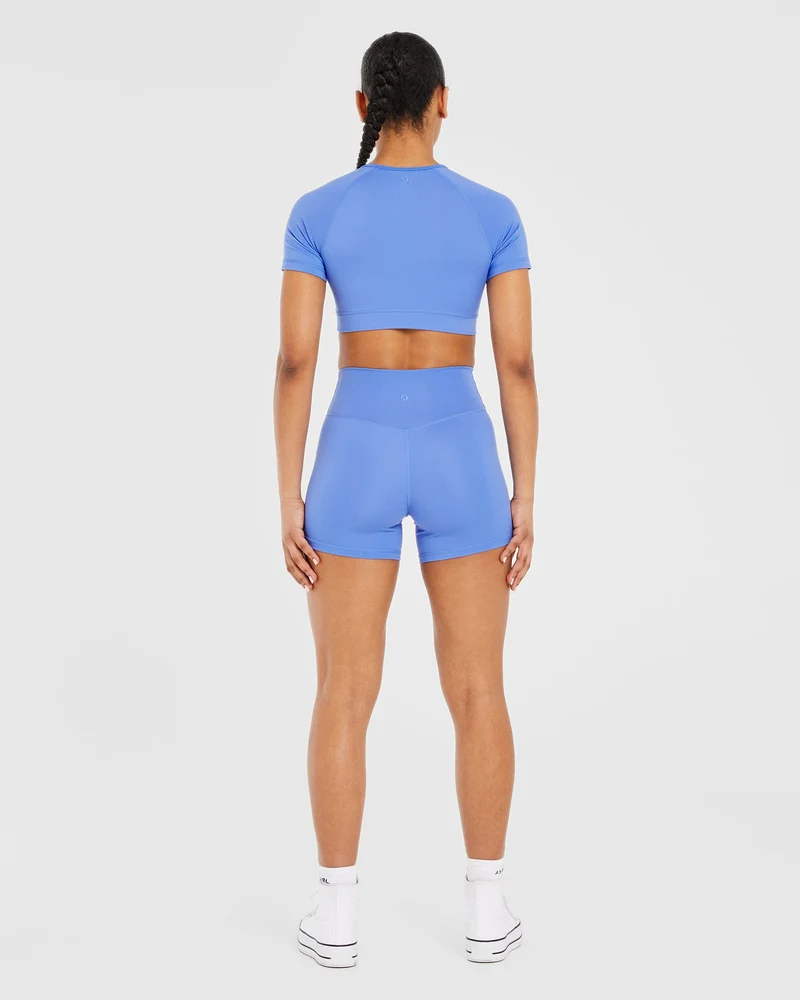Staple Crop Top - Cobalt Bleu
