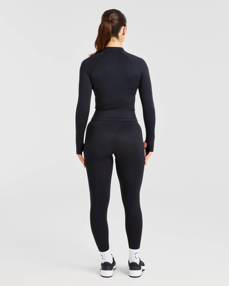 Balance V3 Seamless Zip Jacket - Noir