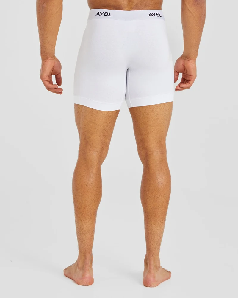 Essential Boxer Brief (3 pack) - Noir/Blanc/Gris