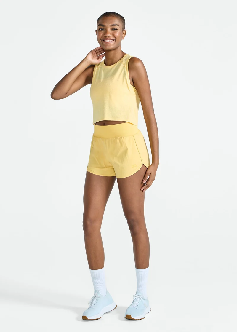 T-Shirt Sem Manga Mulher Cropped