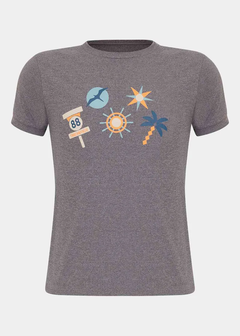 T-Shirt Infantil Menino Manga Curta Thermodry Leme