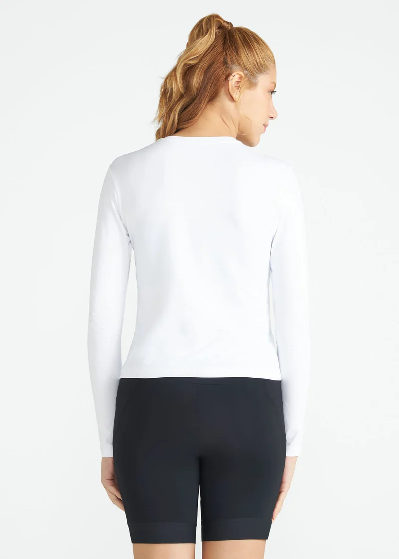 T-Shirt Mulher Manga Longa Uv Mesh