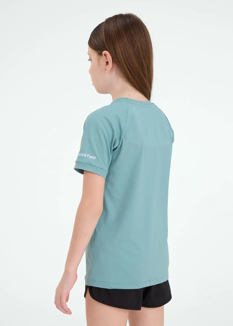 T-Shirt Unissex Infantil Manga Curta Uv