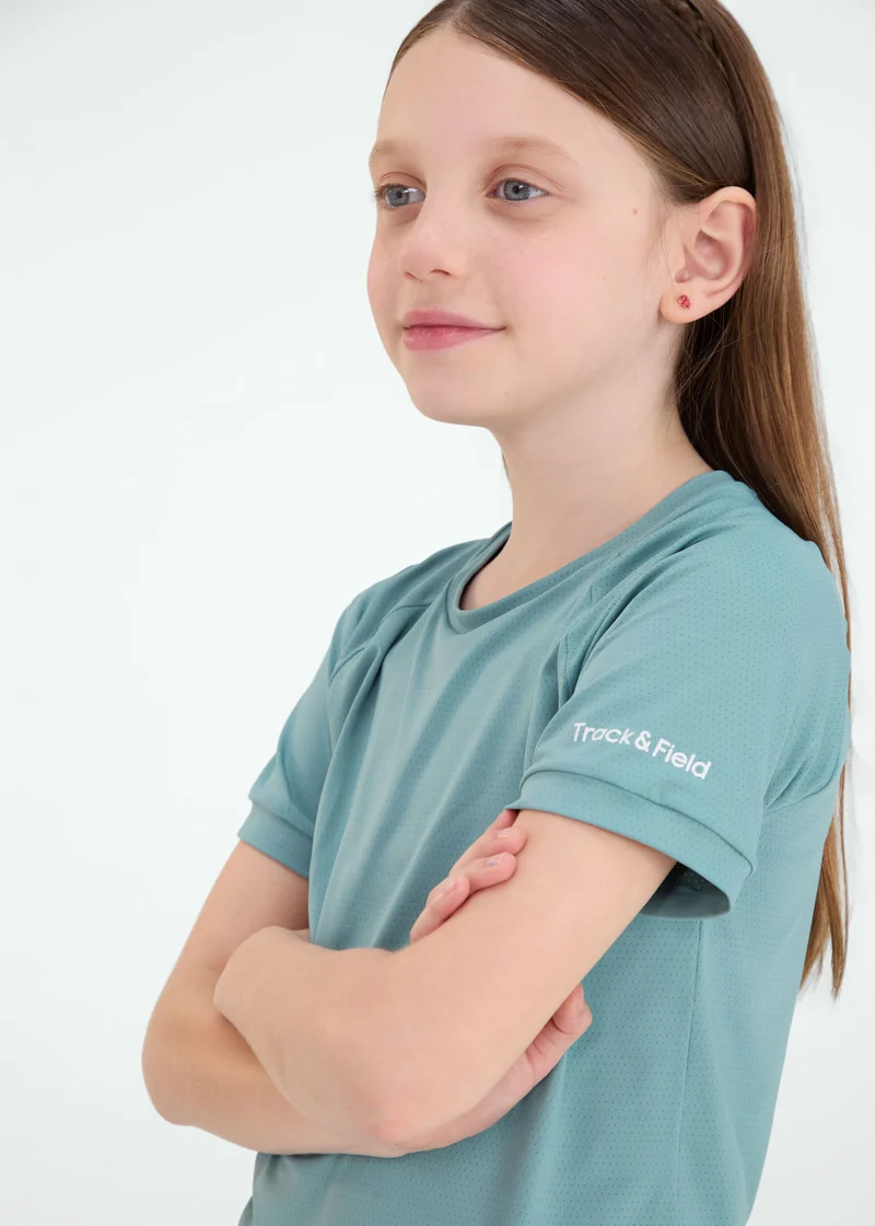 T-Shirt Unissex Infantil Manga Curta Uv
