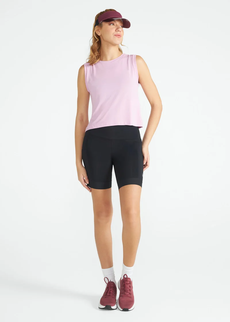 T-Shirt Sem Manga Mulher Run