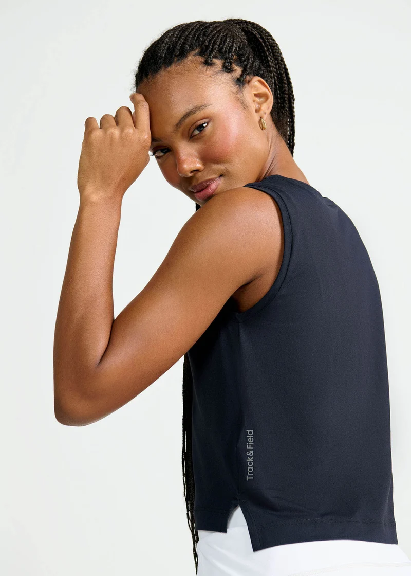 T-Shirt Sem Manga Mulher Run