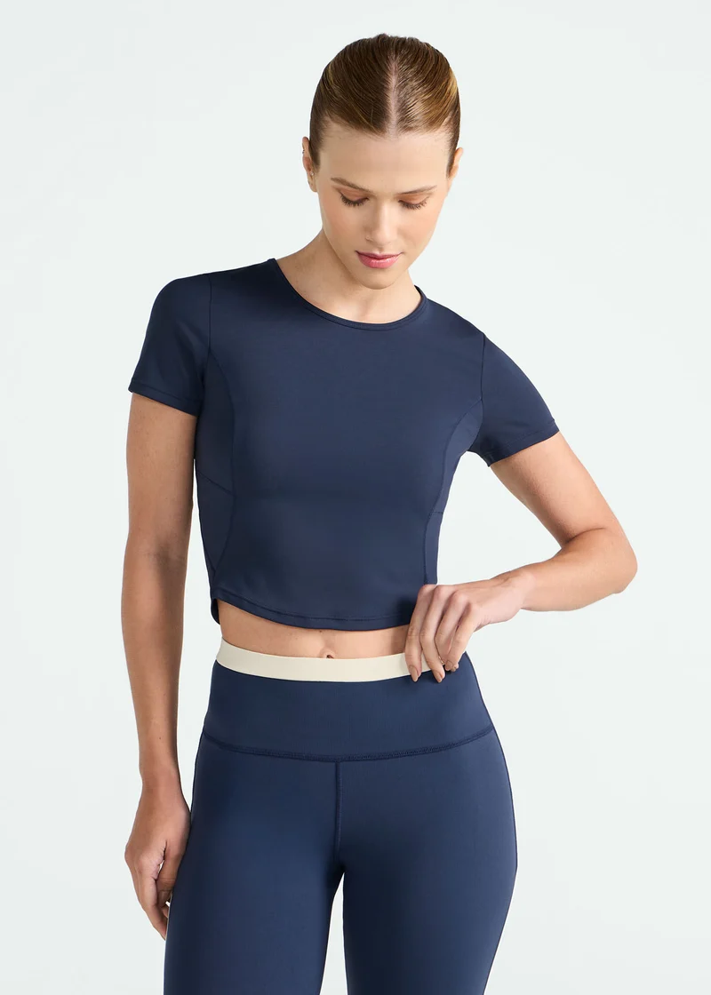 T-Shirt Mulher Manga Curta Harmonic