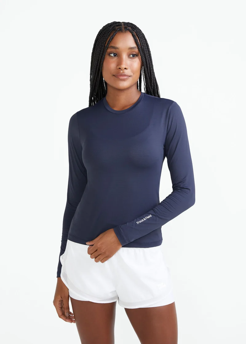 T-Shirt Mulher Manga Longa Uv Mesh