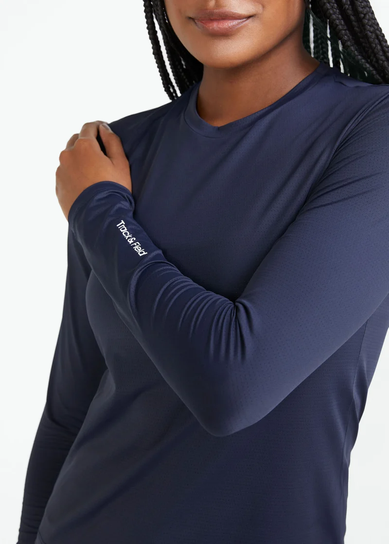 T-Shirt Mulher Manga Longa Uv Mesh