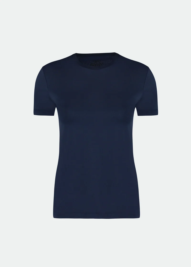 T-Shirt Mulher Manga Curta Uv Mesh