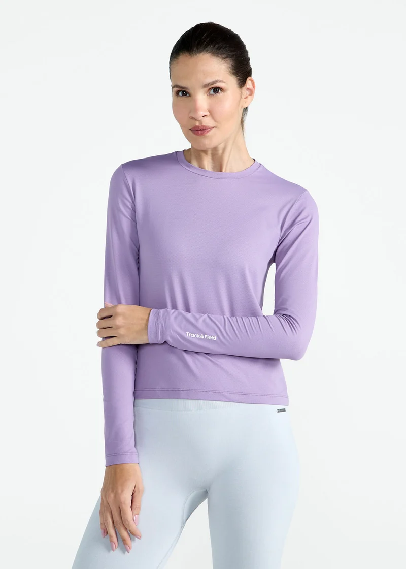 T-Shirt Mulher Manga Longa Uv Mesh